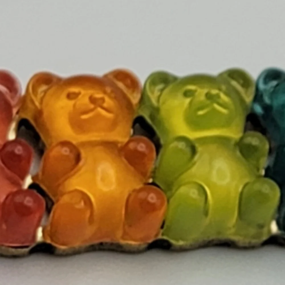 Betsey Johnson Gummy Bear Earrings & Necklace - Picture 4 of 9